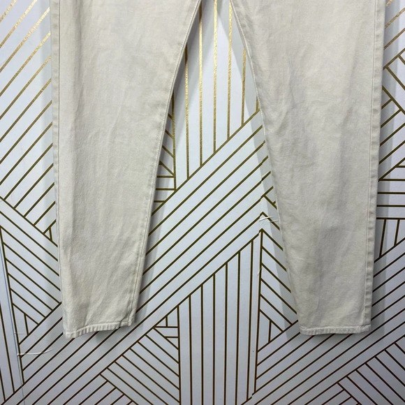 Alexa Chung for AG Adriano Goldschmied Skinny Jeans‎ Denim Beige Cream Size 31 - Picture 5 of 12
